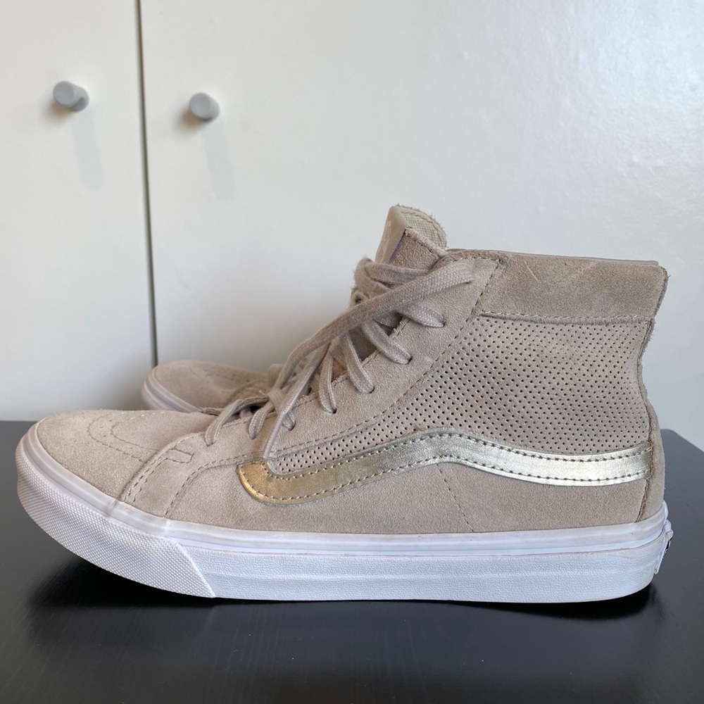 Silver Cloud Slim Cutout Vans